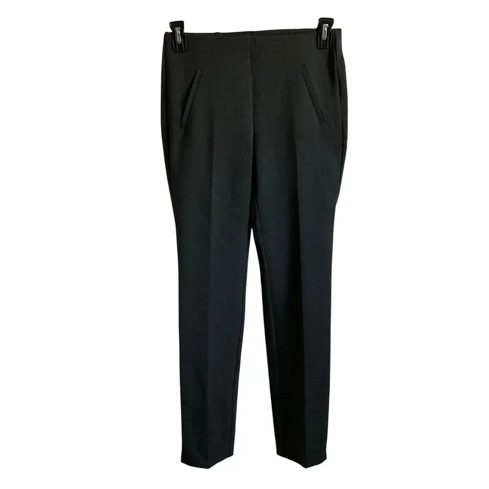 Chico’s So Slimming Grey Slim Leg Pull on Pants - Size 4